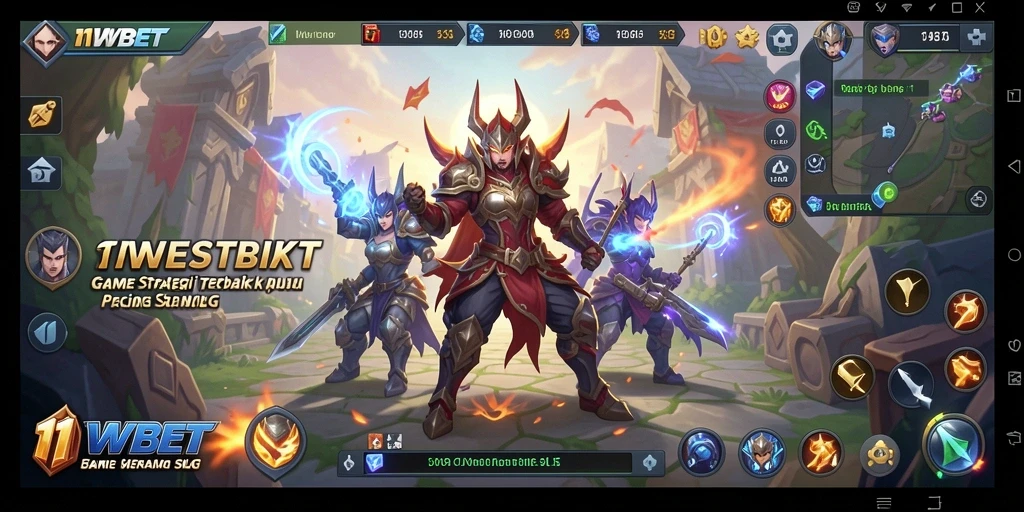 Tampilan gameplay <strong>11WBET</strong> menunjukkan aksi strategis yang mendebarkan.