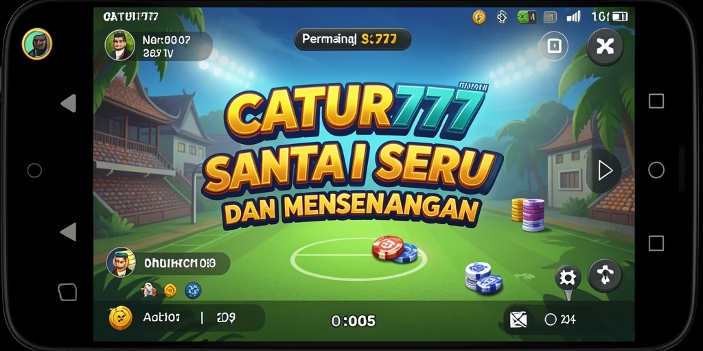 Tampilan gameplay seru dan menarik dari CATUR777.