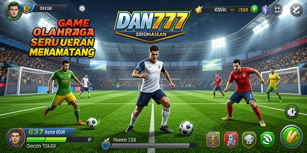 Screenshot utama DAN777 menampilkan aksi seru dalam berbagai olahraga.