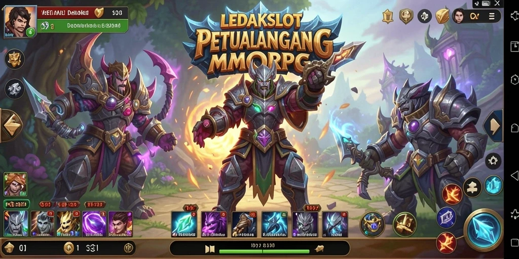 Tampilan seru gameplay <strong>LEDAKSLOT</strong> dalam dunia MMORPG yang menakjubkan.