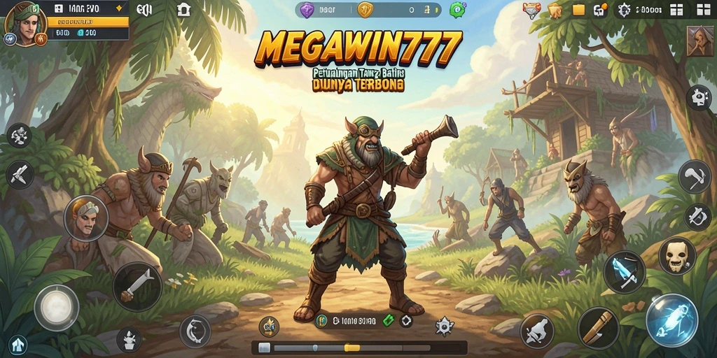 Screenshot gameplay MEGAWIN777 menampilkan keindahan dunia terbuka yang mengagumkan.