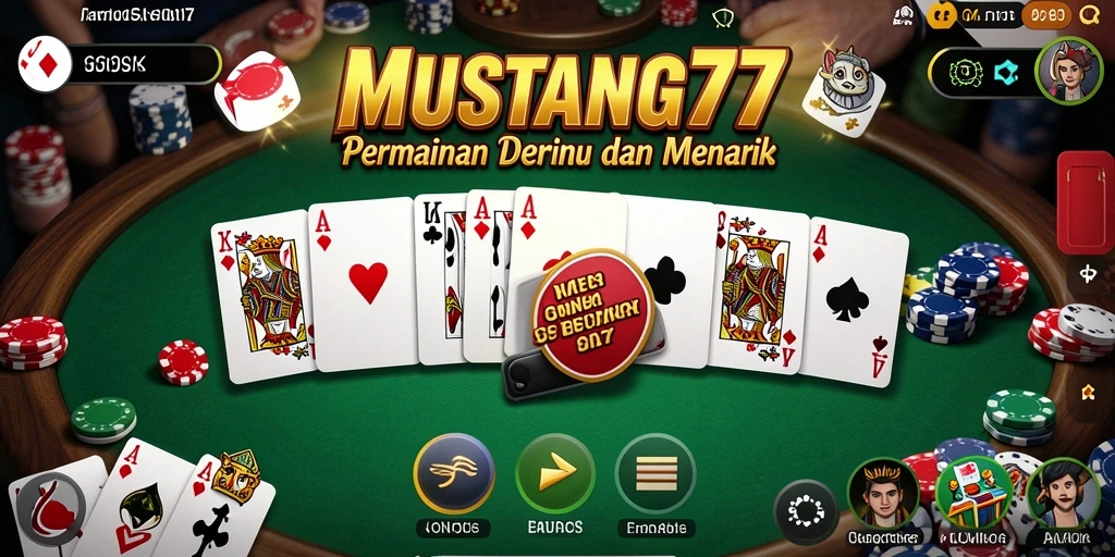 Tampilan gameplay seru di MUSTANG77 dengan banyak pemain aktif.