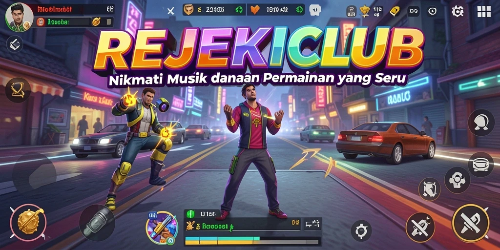 Tampilan gameplay REJEKICLUB yang seru dan interaktif.