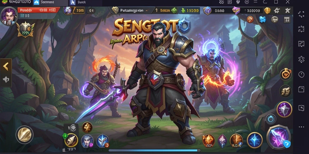 Tampilan gameplay seru di dunia fantasi SENGTOTO.