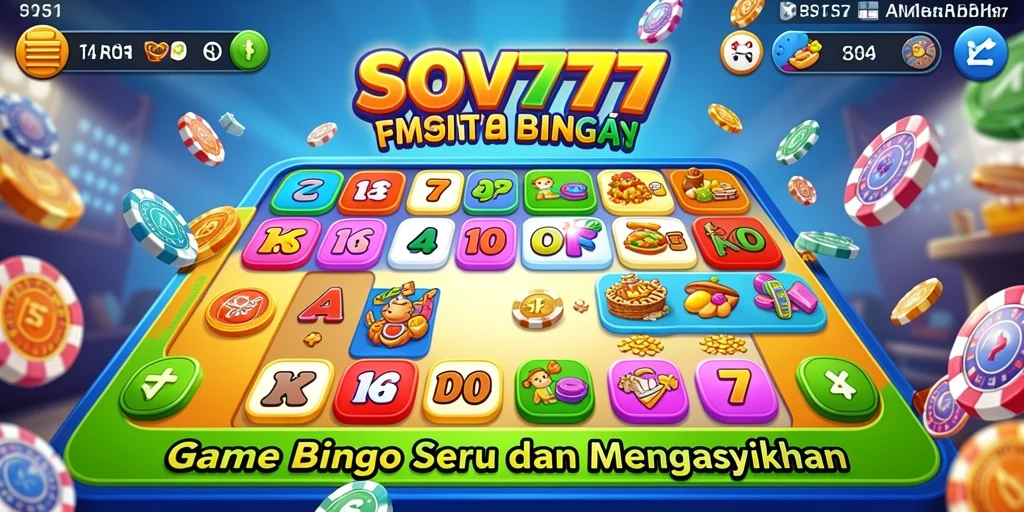 Tampilan menarik gameplay Bingo di SOV777.