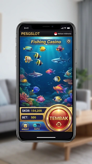 Laman utama pesgslot dengan berbagai pilihan aplikasi.
